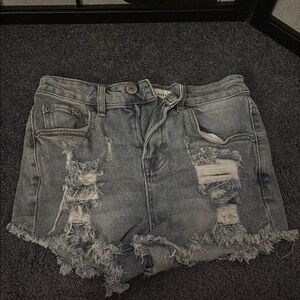 Almost Famous Light Blue Denim Shorts